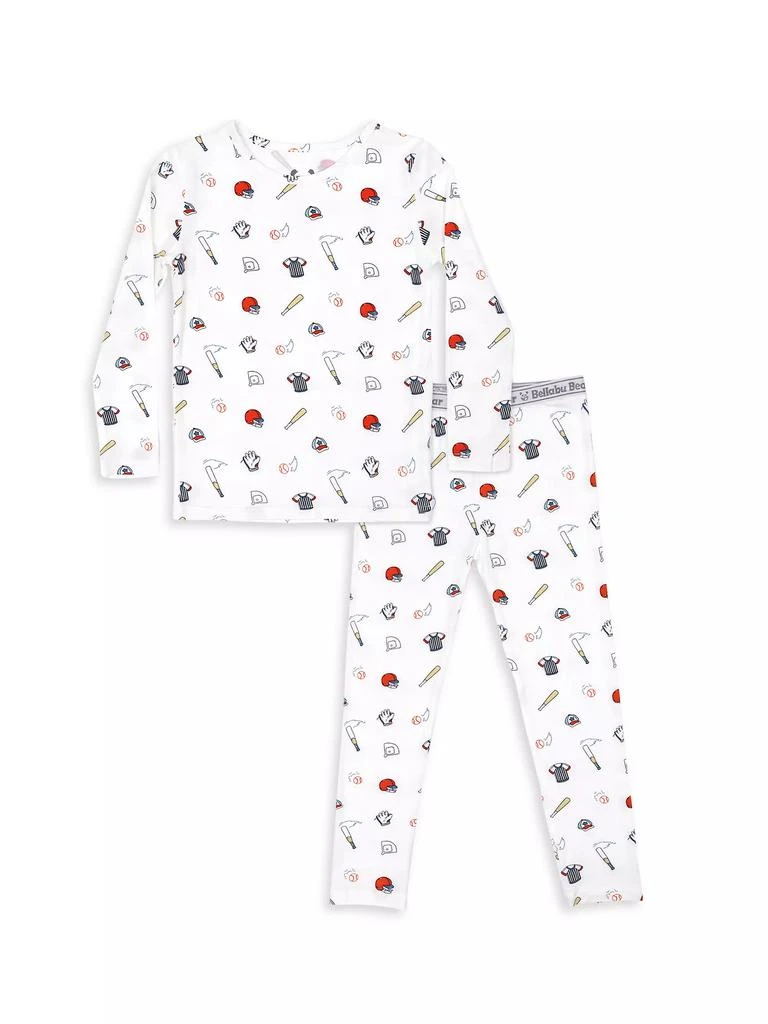 商品Bellabu Bear|Baby's, Little Kid's & Kid's Baseball Pajama Set,价格¥293,第1张图片