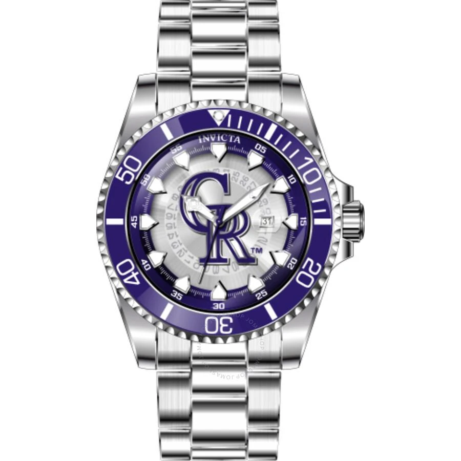 商品Invicta|MLB Colorado Rockies Quartz Men's Watch 43462,价格¥651,第1张图片