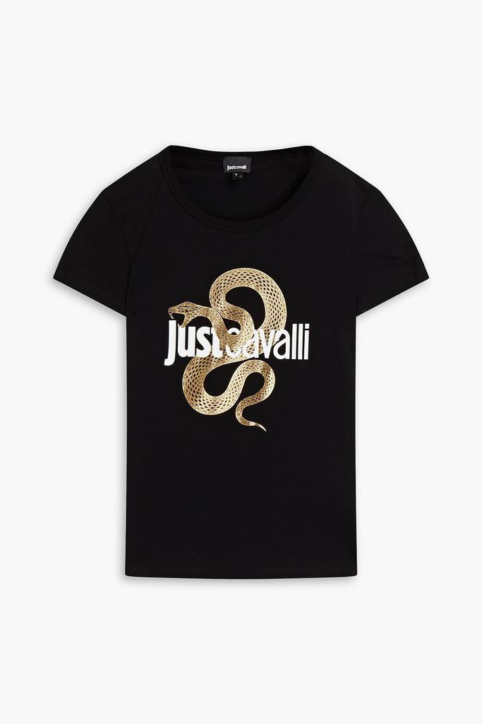 商品Just Cavalli|Logo-print cotton-jersey T-shirt,价格¥430,第5张图片详细描述