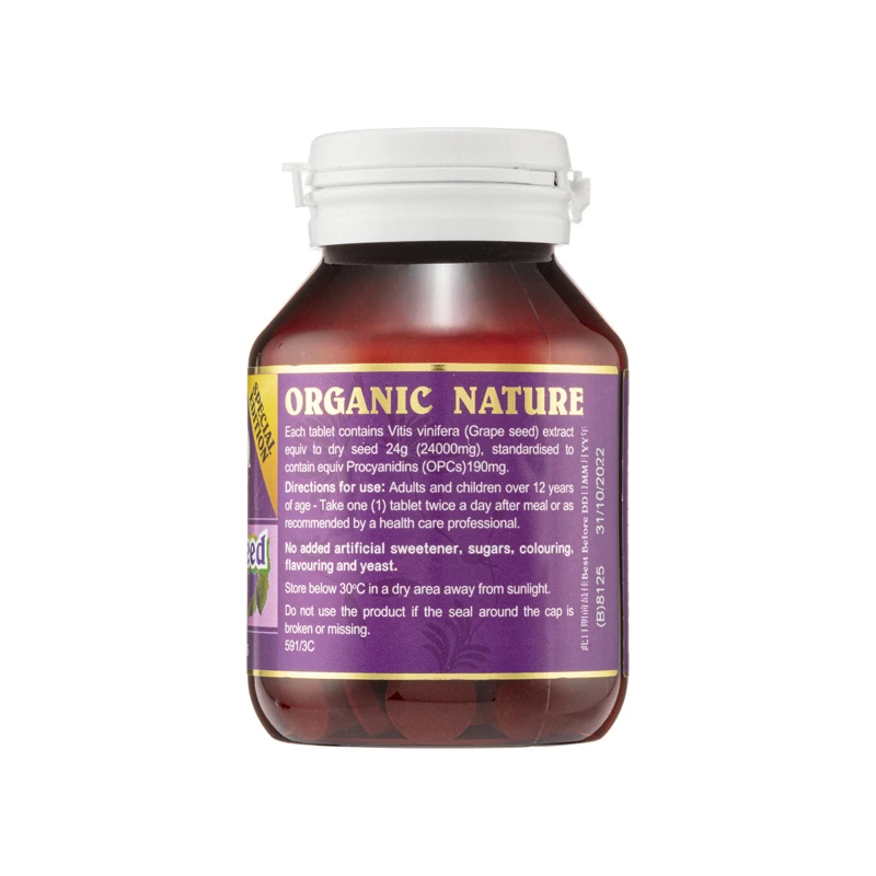 商品[国内直发] Omega|Organic Nature 澳至尊葡萄籽精华24000mg 30粒,价格¥358,第3张图片详细描述