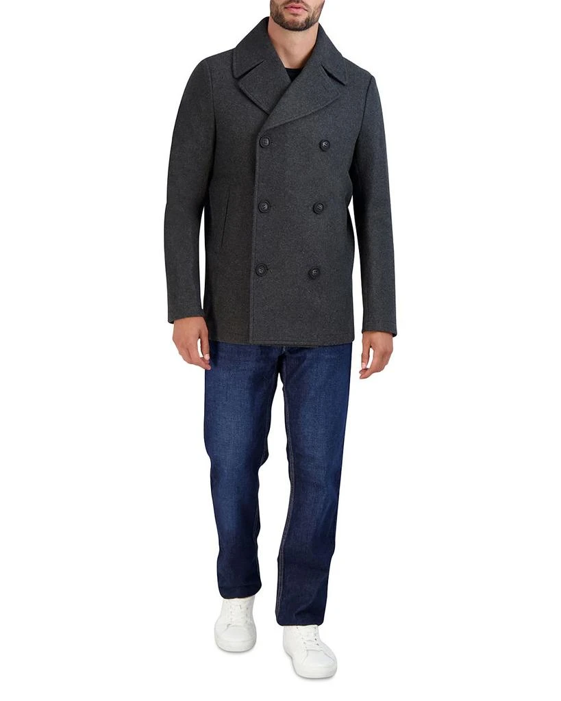 Stretch Regular Fit Double Breasted Peacoat 商品