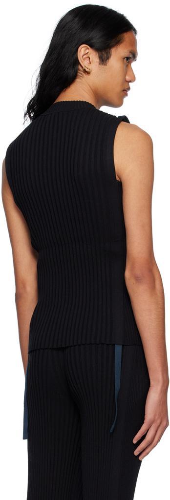 商品Dion Lee|黑色 Gathered Utility 背心,价格¥5036,第5张图片详细描述