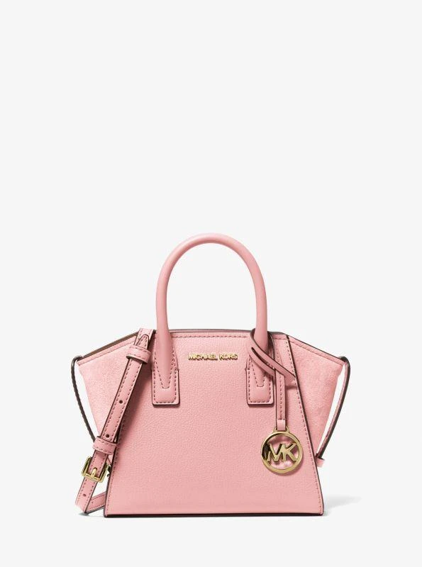 商品Michael Kors|女式 Avril 超小号皮革和绒面革挎包,价格¥614,第1张图片