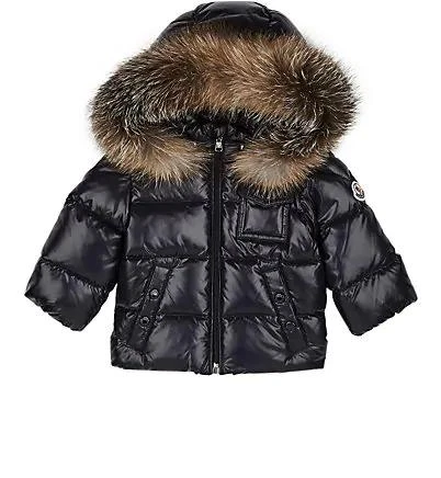 商品Moncler|Infants' K2 Fur-Trimmed Down-Quilted Hood,价格¥2315,第1张图片