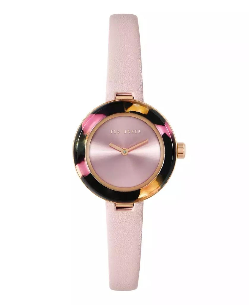 商品Ted Baker London|Women's Lenara Acetate Pink Leather Strap Watch 28mm,价格¥1153,第1张图片