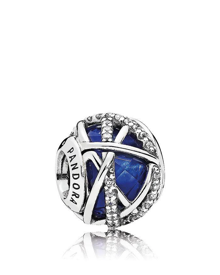 商品PANDORA|纯银镶锆石珐琅串饰,价格¥556,第1张图片