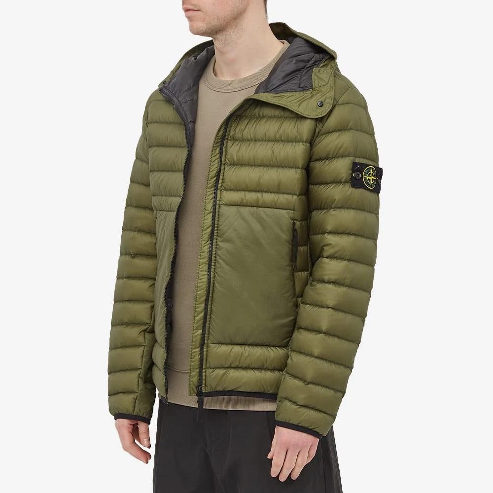 商品Stone Island|Stone Island Hooded Lightweight Down Jacket,价格¥3724,第2张图片详细描述