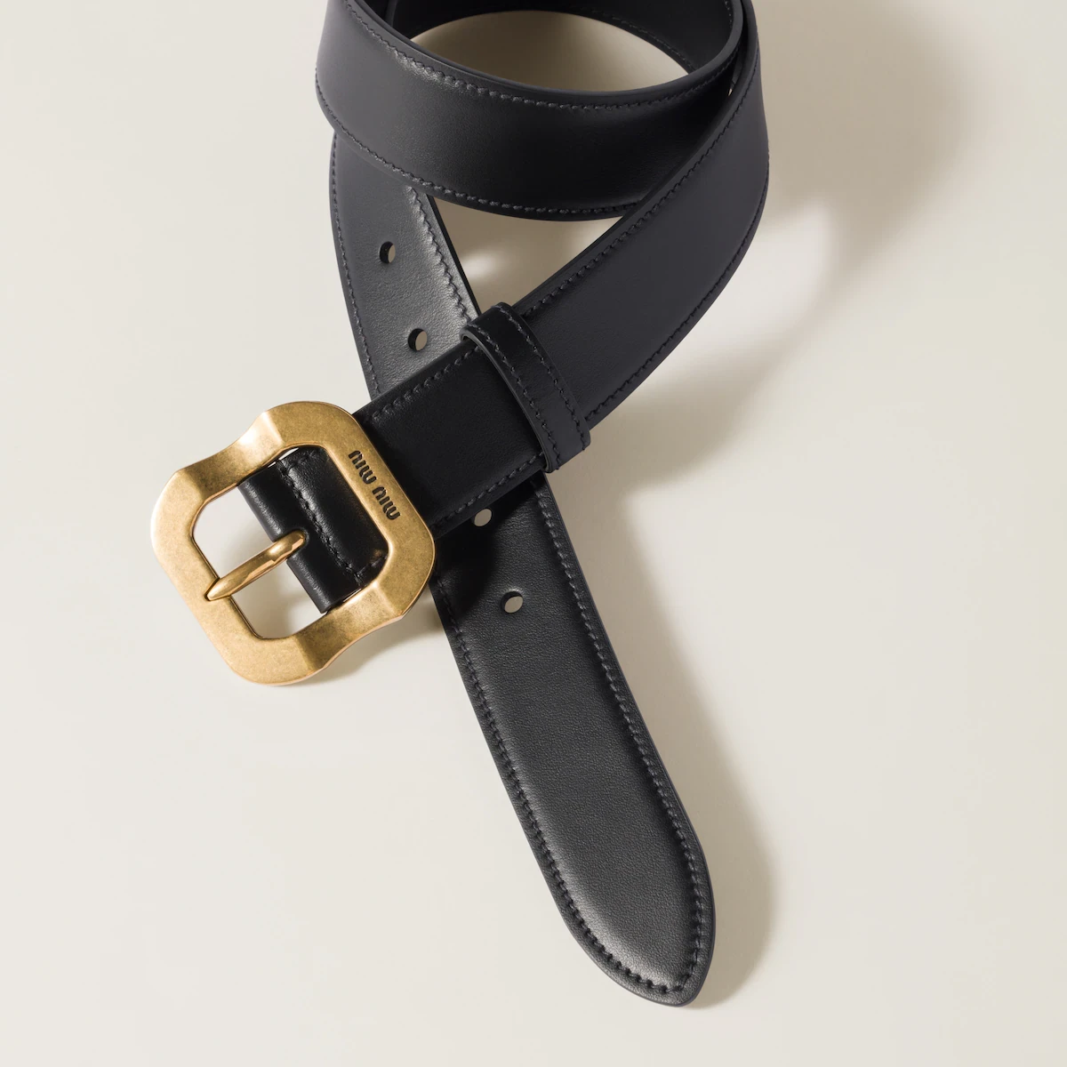 【预售】 缪缪 25春夏 女士 腰带 Ceinture en cuir 5CC663_2IB5_F0002 商品