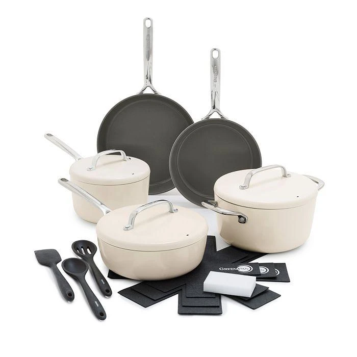 商品Greenpan|GP5 15 Piece Ceramic Nonstick Cookware Set,价格¥4542,第1张图片