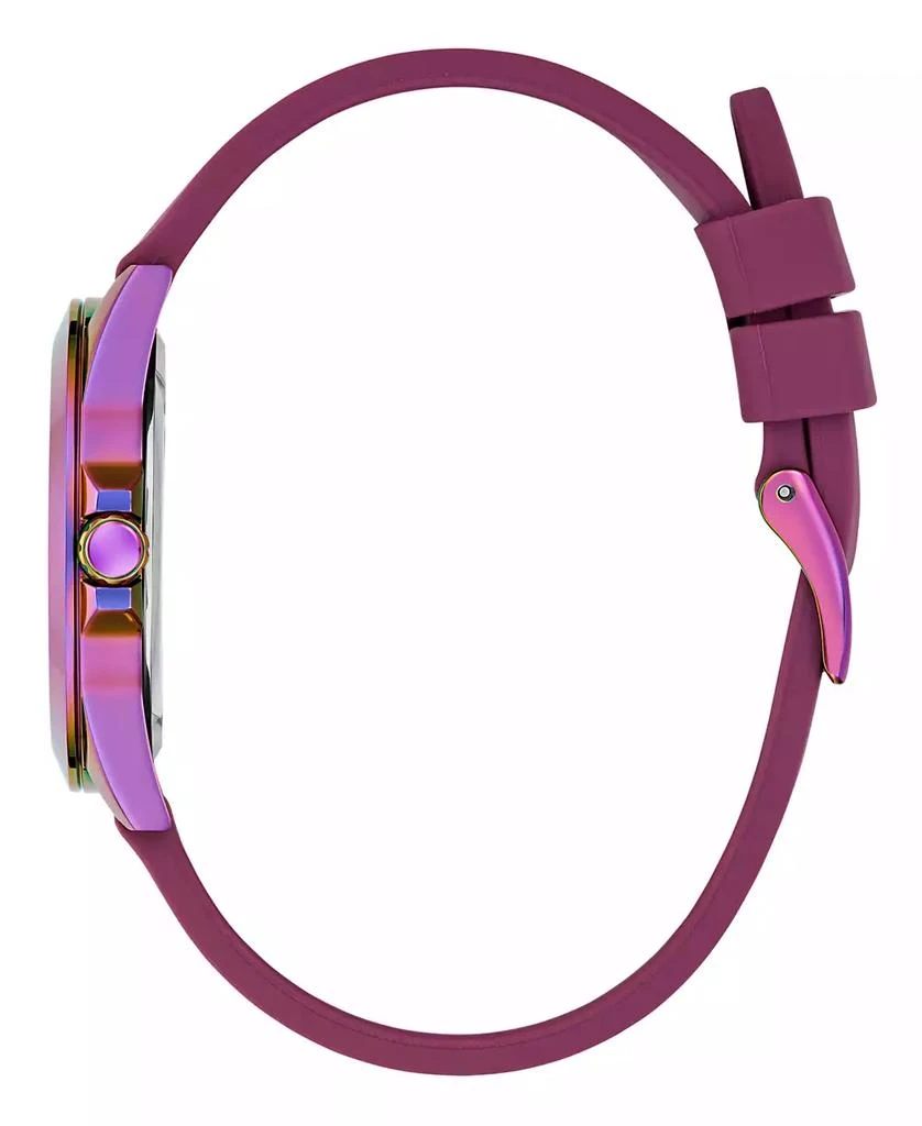 商品GUESS|Women's Analog Purple Silicone Watch 36mm,价格¥748,第2张图片详细描述