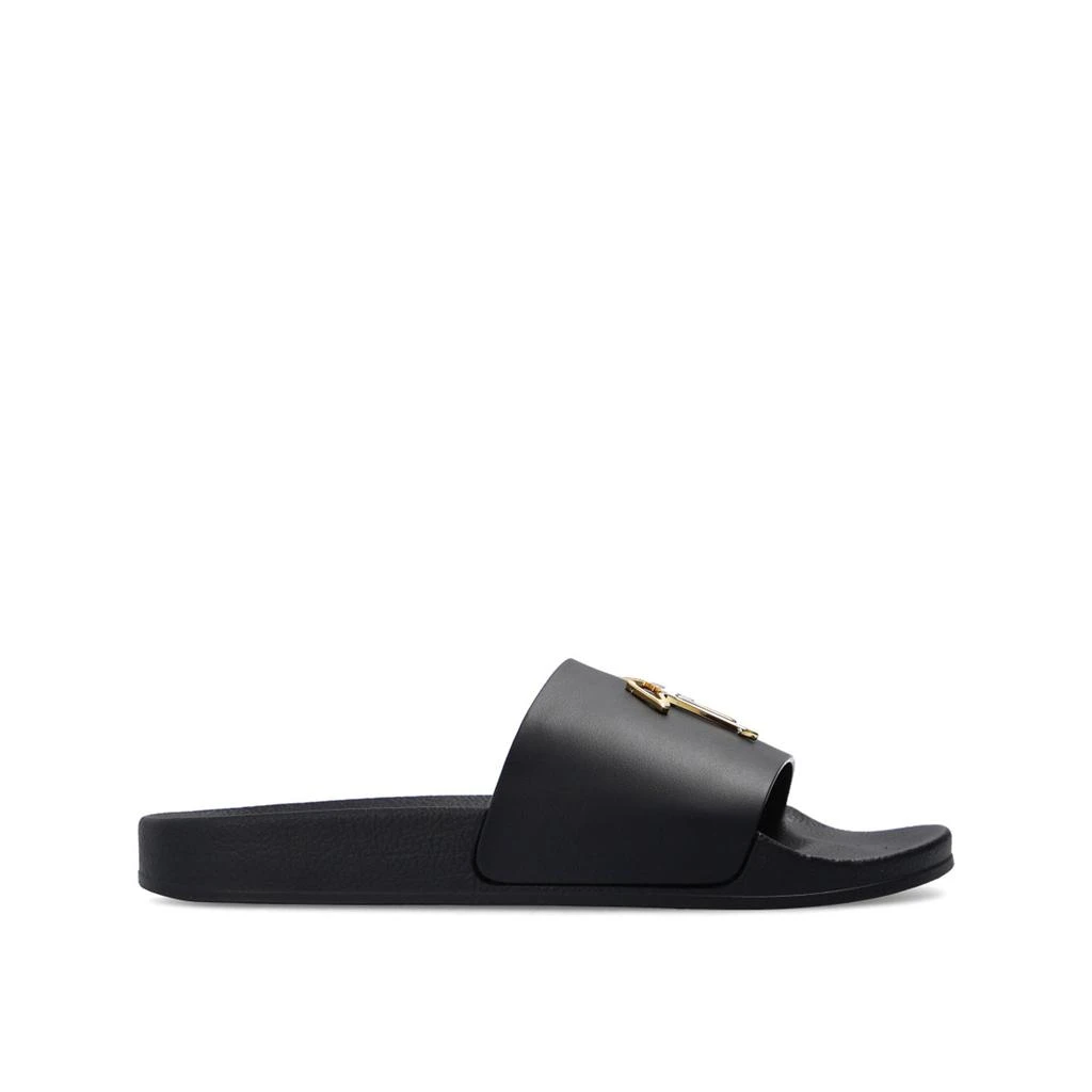 商品Giuseppe Zanotti|Giuseppe Zanotti Newburel Leather Slides,价格¥1716,第1张图片