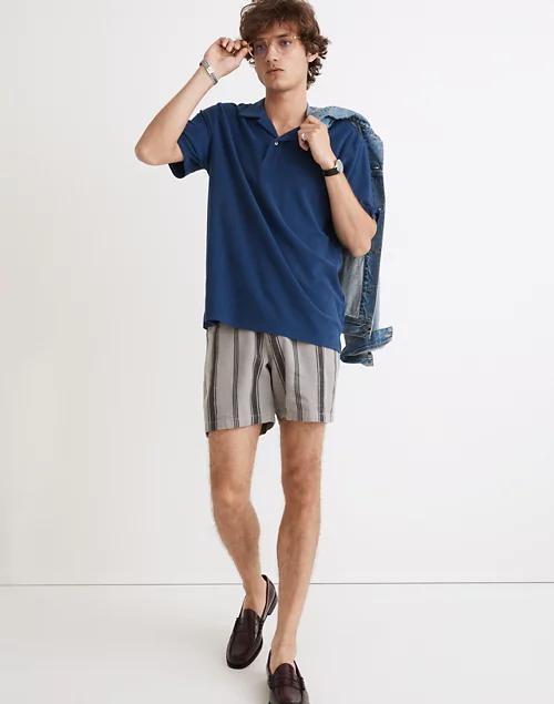 商品Madewell|Terry Cloth Polo Shirt,价格¥444,第1张图片