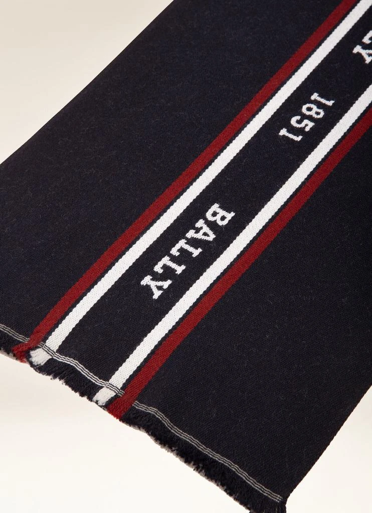 商品Bally|Logo Stripe Scarf,价格¥1629,第2张图片详细描述