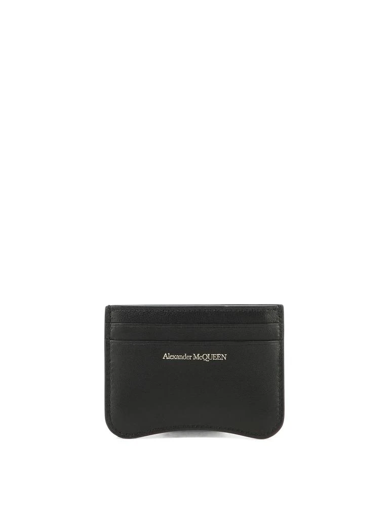 商品Alexander McQueen|The Seal Wallets & Card Holders Black,价格¥998,第1张图片