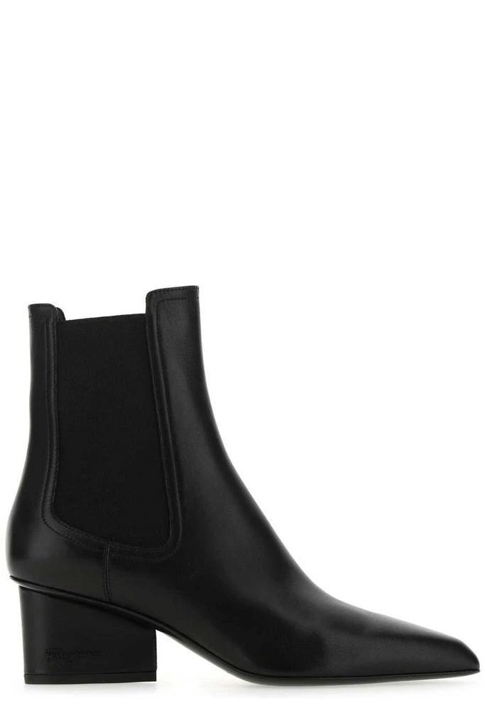 商品Salvatore Ferragamo|Ferragamo Pointed-Toe Chelsea Boots,价格¥3426,第1张图片