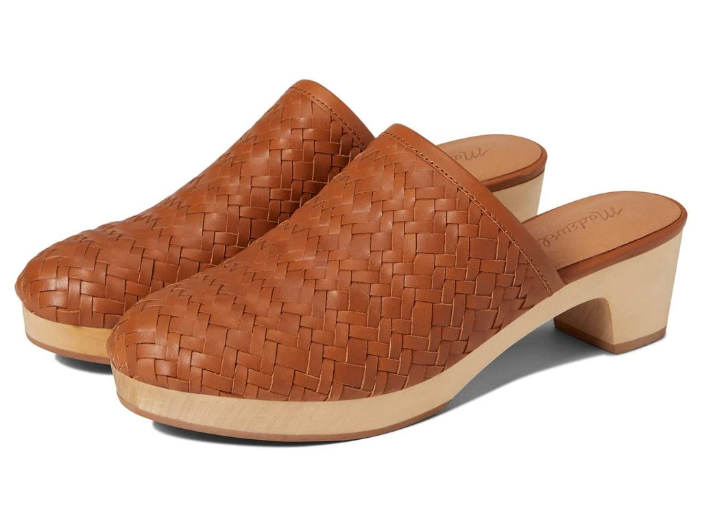 商品Madewell|The Jordyn Clog in Woven Leather,价格¥746,第1张图片