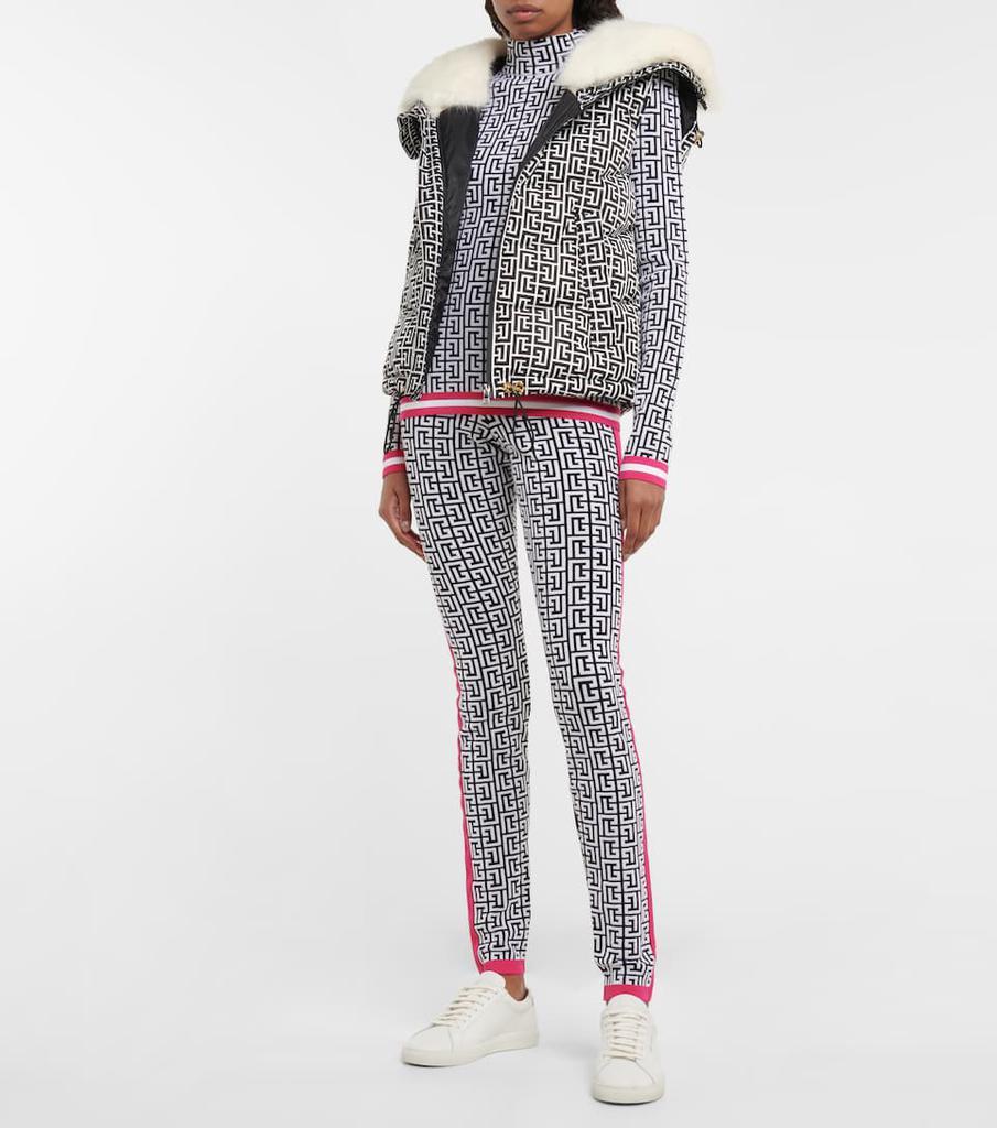 商品Balmain|Monogram wool-blend sweater,价格¥12205,第4张图片详细描述