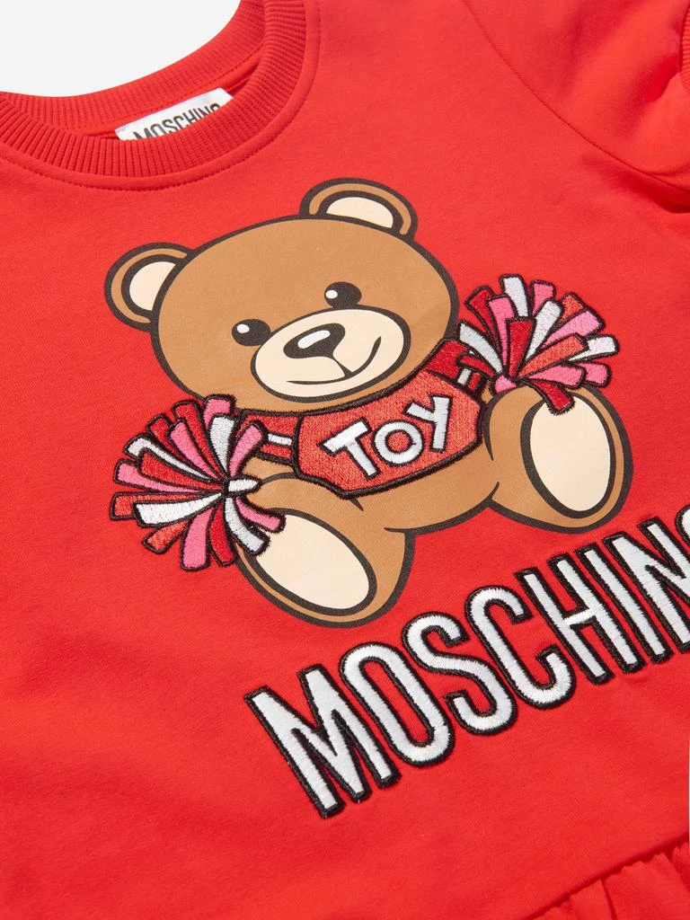商品Moschino|Moschino Red Girls Cotton Teddy Toy Cheerleader Dress,价格¥2013,第1张图片