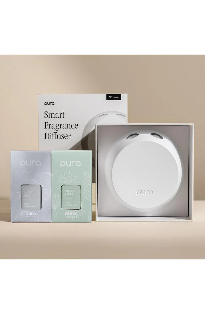 商品PURA|Pacific Aqua & Linens & Surf Smart Diffuser & Fragrance Set,价格¥588,第2张图片详细描述