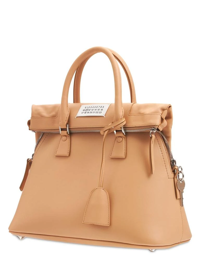 商品MAISON MARGIELA|Medium 5ac Soft Leather Top Handle Bag,价格¥18321,第2张图片详细描述