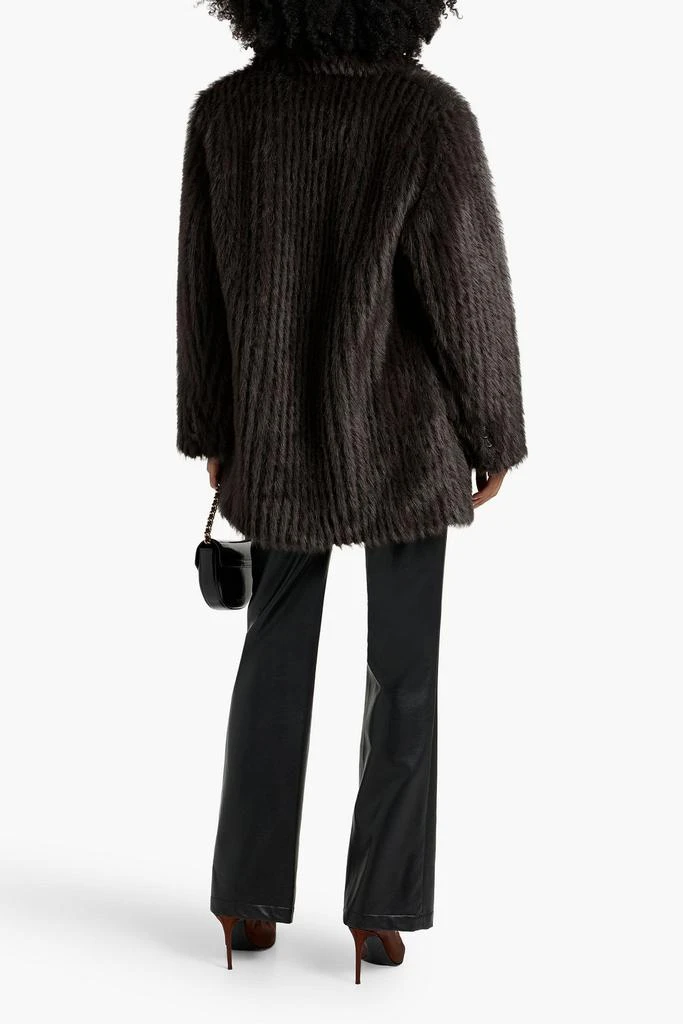 商品STAND STUDIO|Zenni double-breasted faux fur coat,价格¥1338,第3张图片详细描述