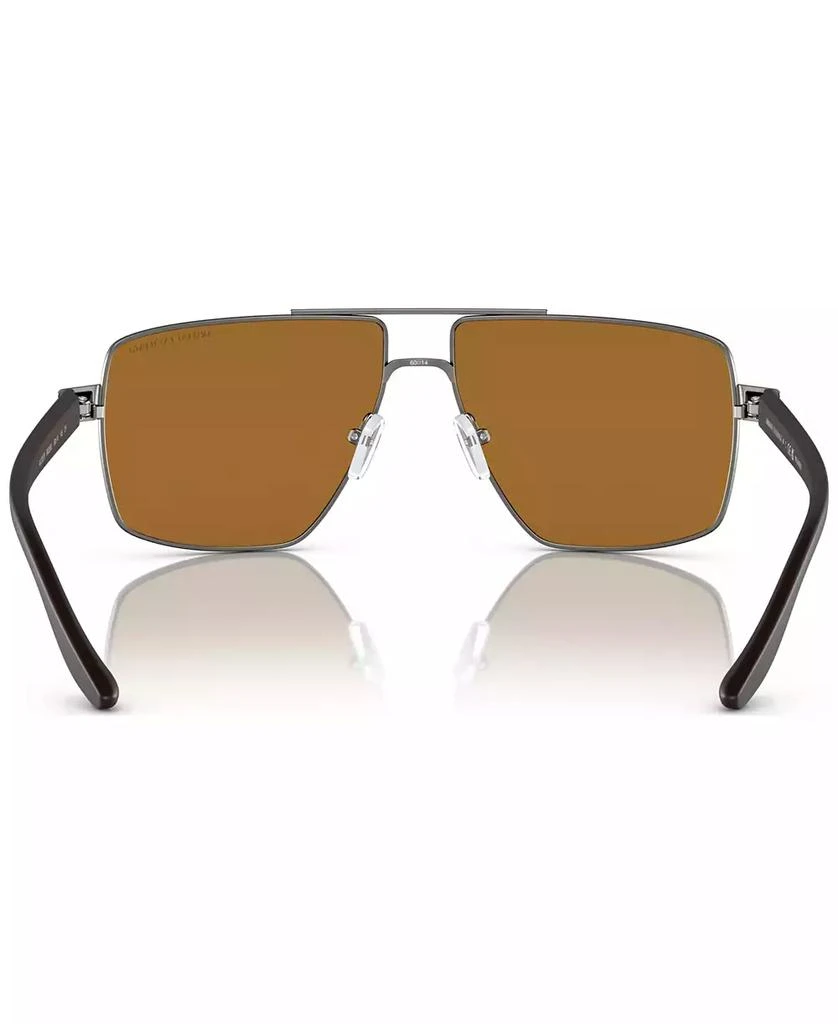 商品Armani Exchange|Men's Polarized Sunglasses, AX2037S60-P,价格¥803,第4张图片详细描述