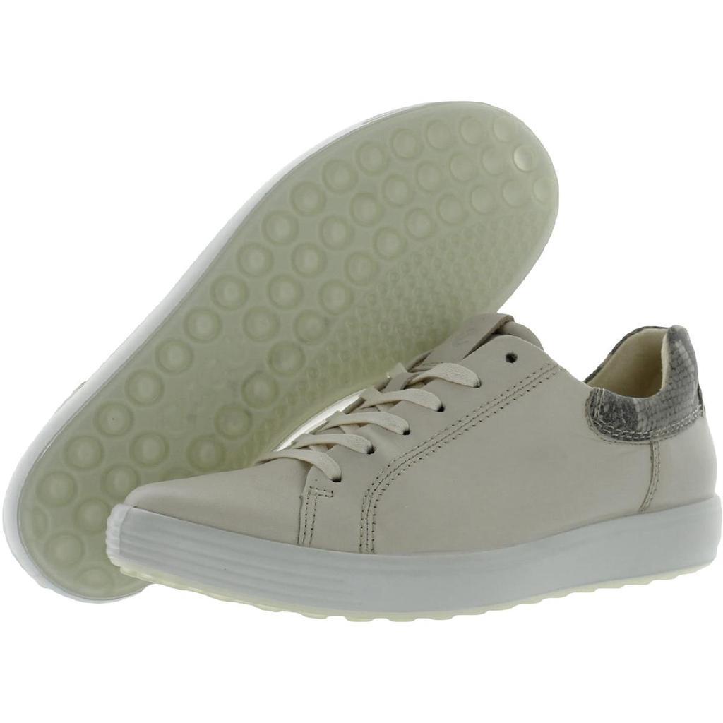 商品ECCO|ECCO Womens Soft 7  Leather Lace-Up Fashion Sneakers,价格¥883,第5张图片详细描述