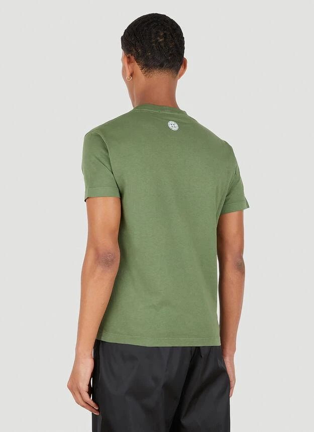 商品Stone Island|Logo Print T-Shirt in Green,价格¥1655,第4张图片详细描述