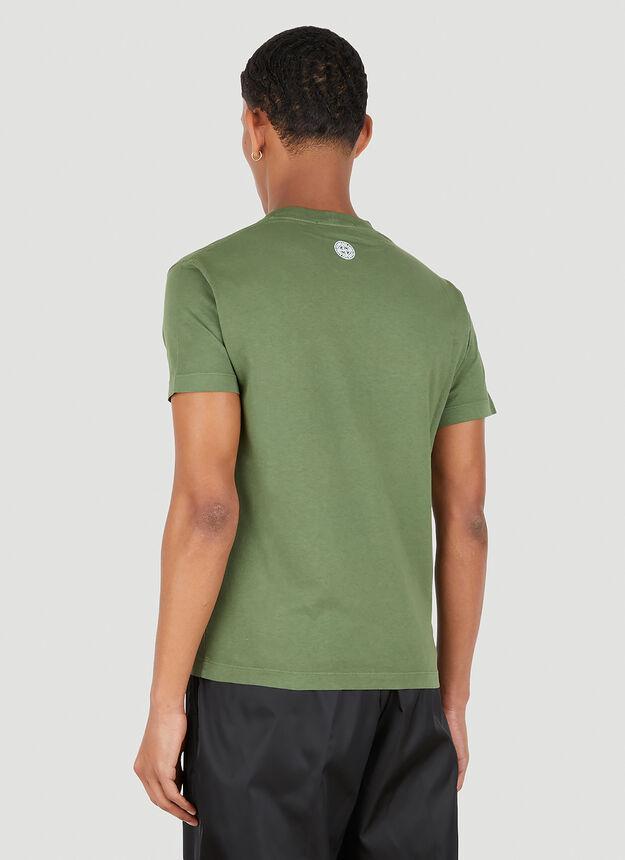 商品Stone Island|Logo Print T-Shirt in Green,价格¥1078,第6张图片详细描述