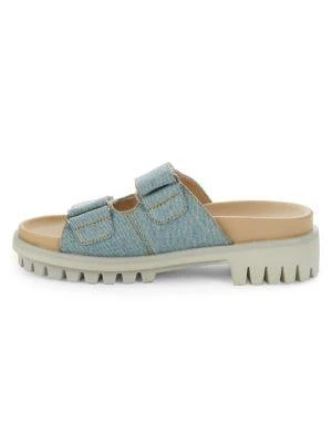 商品Sam Edelman|Eliana Denim Slides,价格¥108,第4张图片详细描述