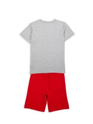 商品Tommy Hilfiger|Baby Boy's​ 2-Piece Logo T-Shirt & Shorts Set,价格¥75,第2张图片详细描述