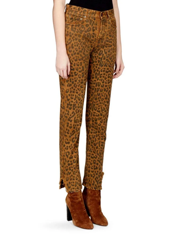 商品Yves Saint Laurent|Leopard Print Slim-Fit Jeans,价格¥1680,第3张图片详细描述