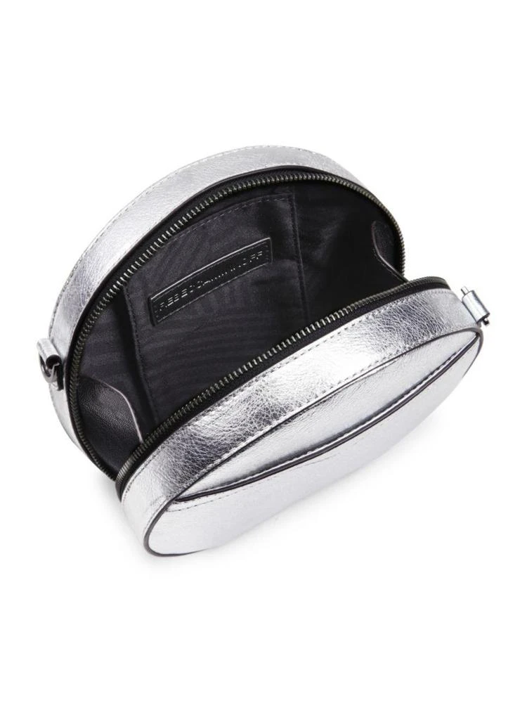 商品Rebecca Minkoff|Boston Metallic 真皮斜挎包,价格¥585,第2张图片详细描述