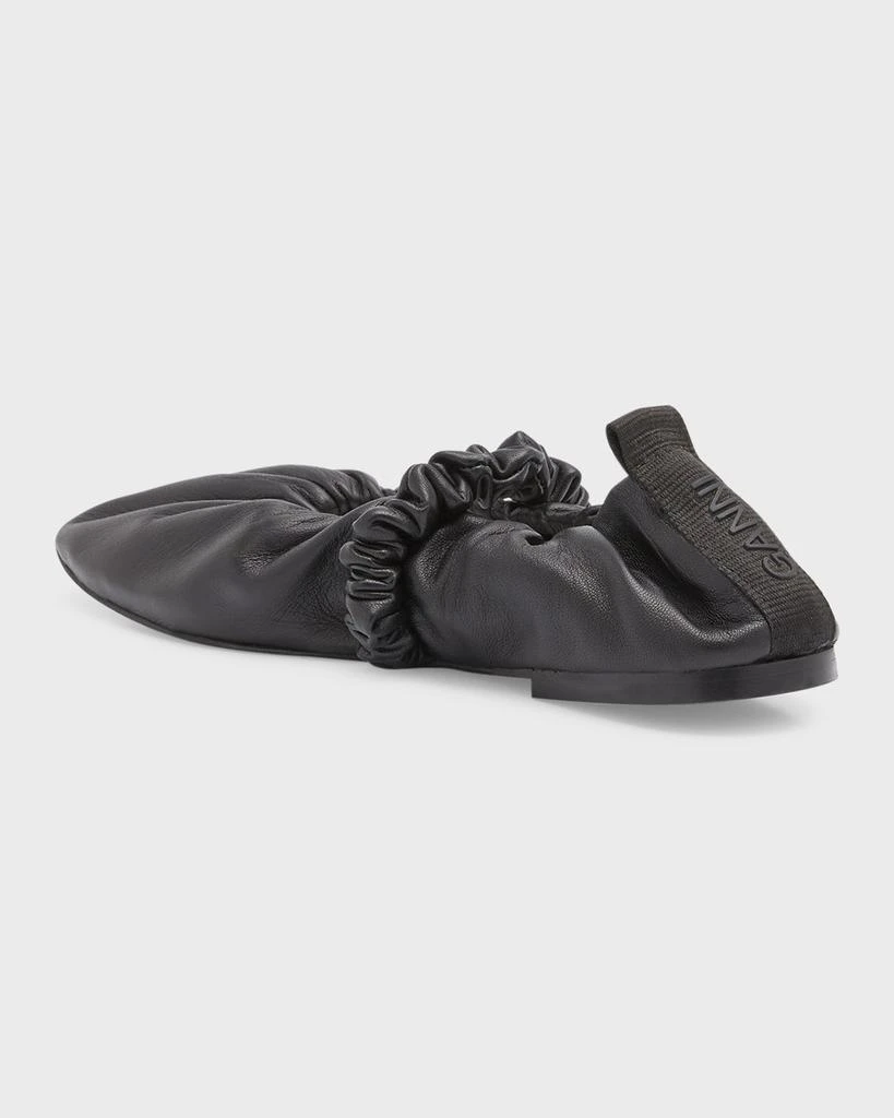 商品Ganni|Soft Leather Mary Jane Ballerina Flats,价格¥1320,第4张图片详细描述