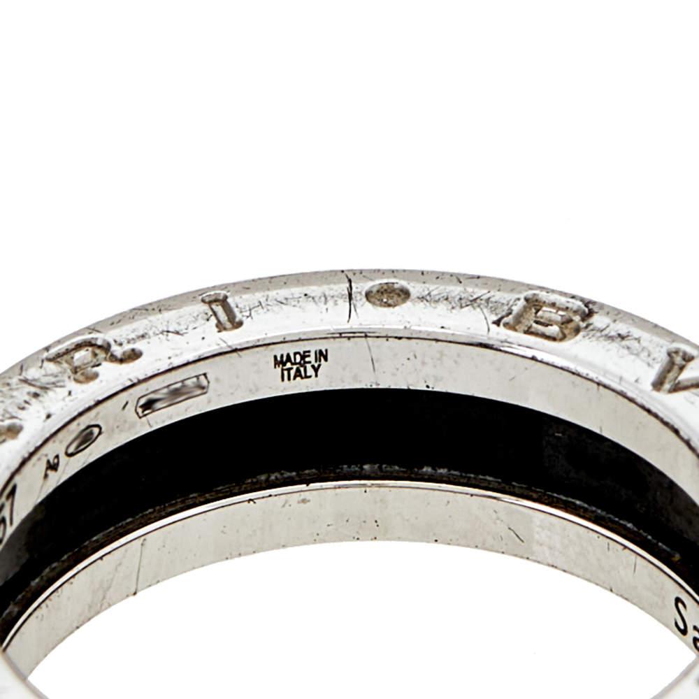 Bvlgari B-zero1 Save the Children Sterling Silver Ceramic Ring EU 57商品第6张图片规格展示