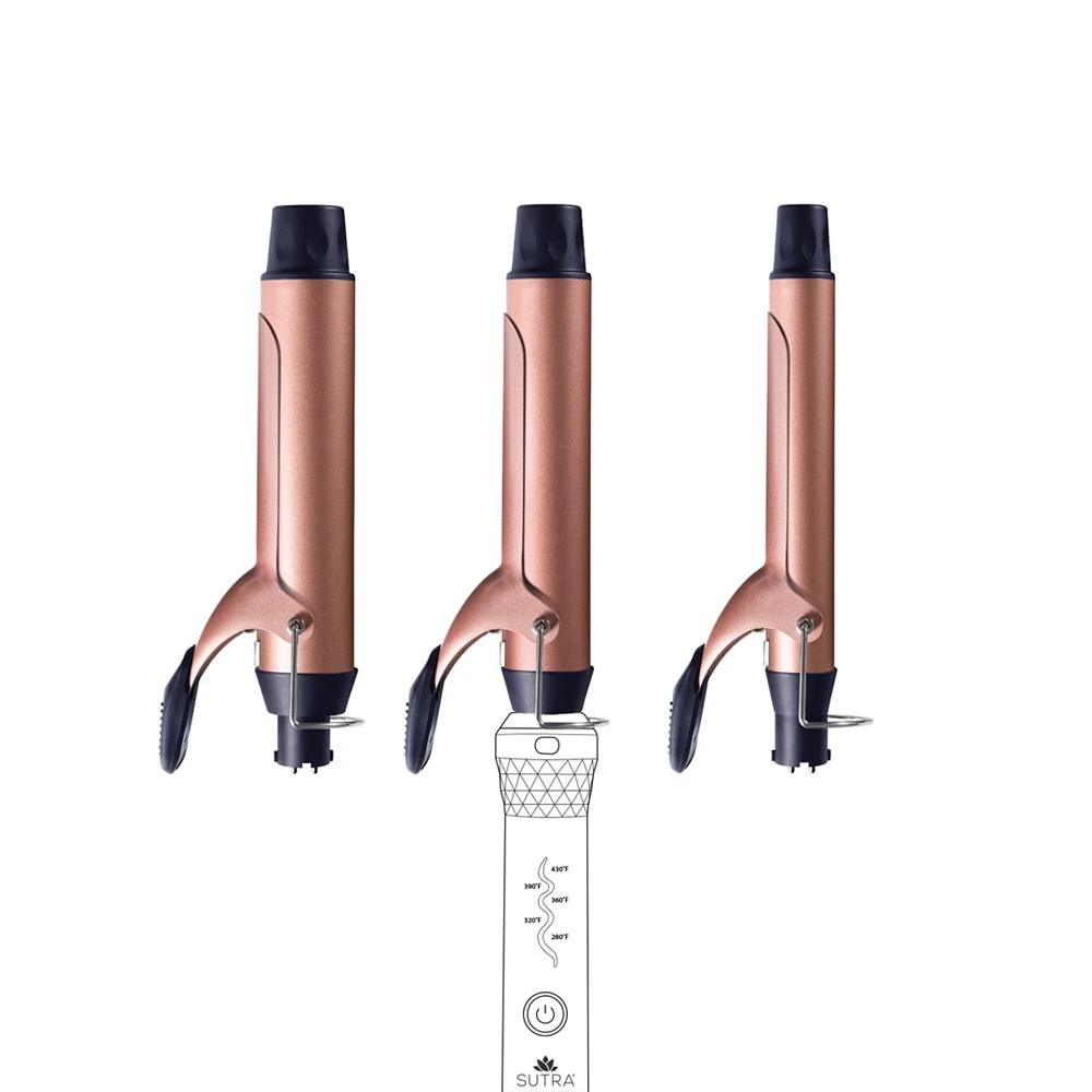 商品Sutra Beauty|Interchangeable Spring Curler Attachments; 1" I 25MM, 1 3/4" I 32MM, 1 1/2" I 38MM Curling Iron Barrels,价格¥564,第4张图片详细描述