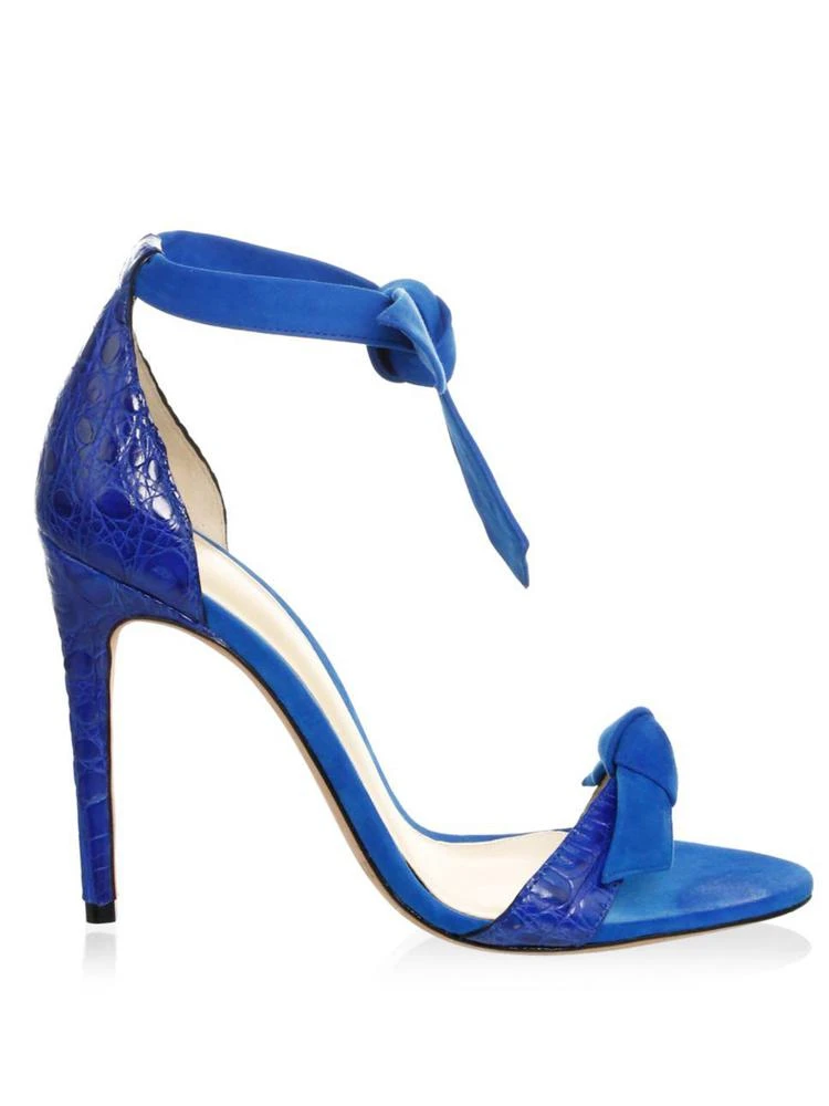 商品Alexandre Birman|Clarita Suede Ankle-Tie Sandals,价格¥3487,第5张图片详细描述