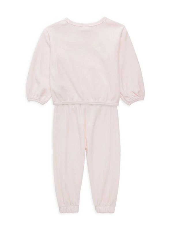 商品Juicy Couture|​Baby Girl’s 2-Piece Logo Velour Jogger Set,价格¥101,第2张图片详细描述