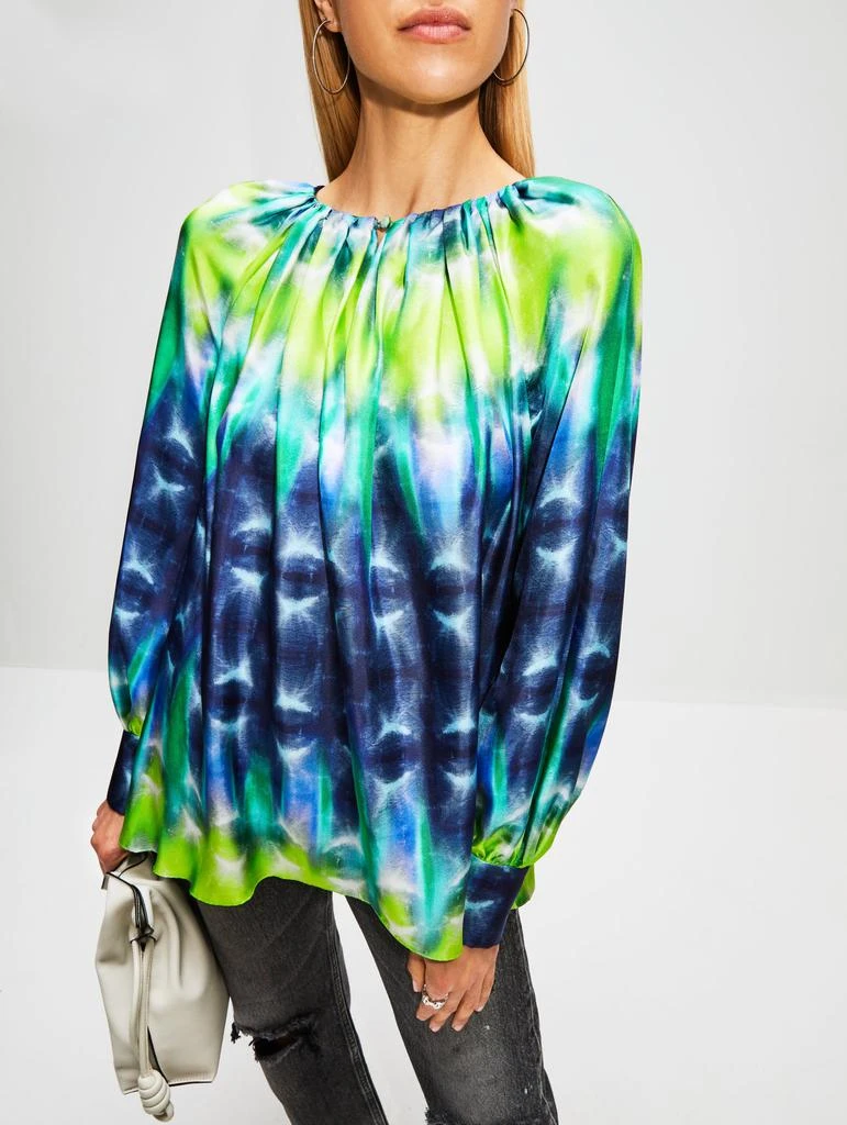 商品PRABAL GURUNG|Gathered Neck Blouse,价格¥1935,第3张图片详细描述