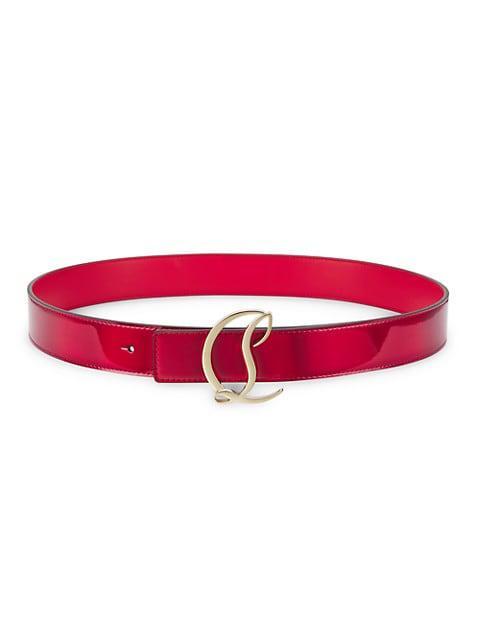 商品Christian Louboutin|W CL Logo Leather Belt,价格¥3607,第1张图片