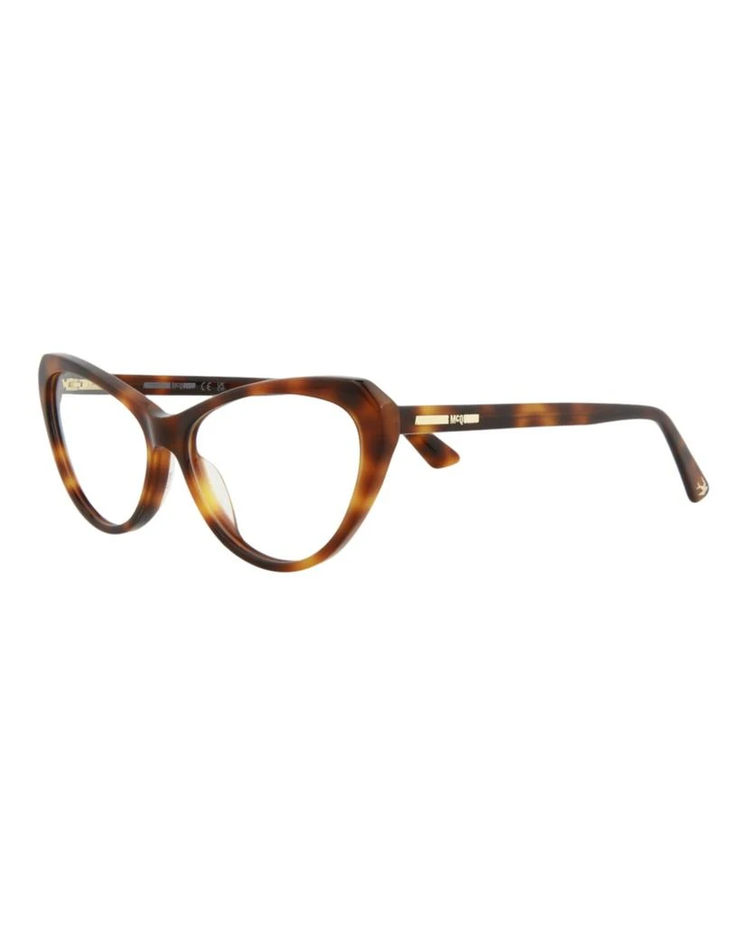 商品Alexander McQueen|麦昆方圆脸必备猫眼镜框 素颜神器👓,价格¥241,第2张图片详细描述