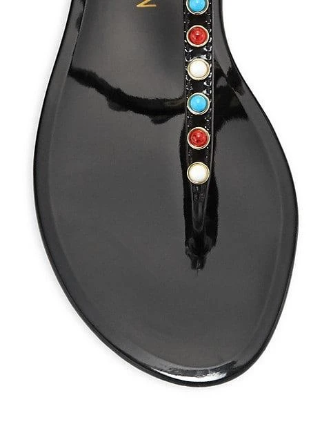 商品Stuart Weitzman|Sawyer Charm Jelly Sandals,价格¥364,第4张图片详细描述
