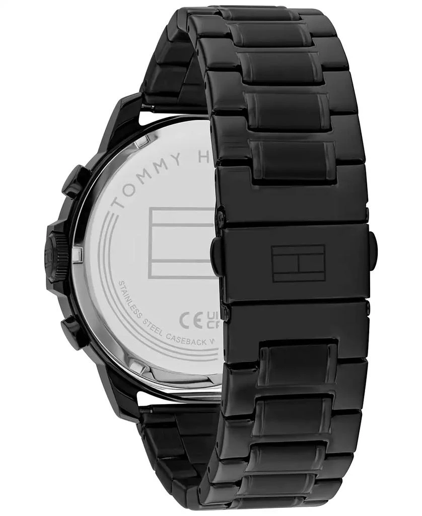 商品Tommy Hilfiger|Men's Black Stainless Steel Bracelet Watch 50mm,价格¥1052,第3张图片详细描述