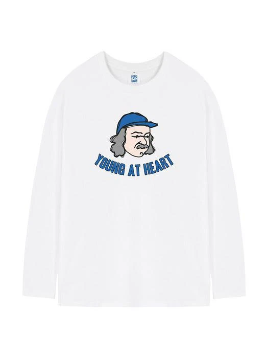 商品RADINEO|YOUNG AT HEART WHITE LONG SLEEVED T SHIRT,价格¥593,第3张图片详细描述