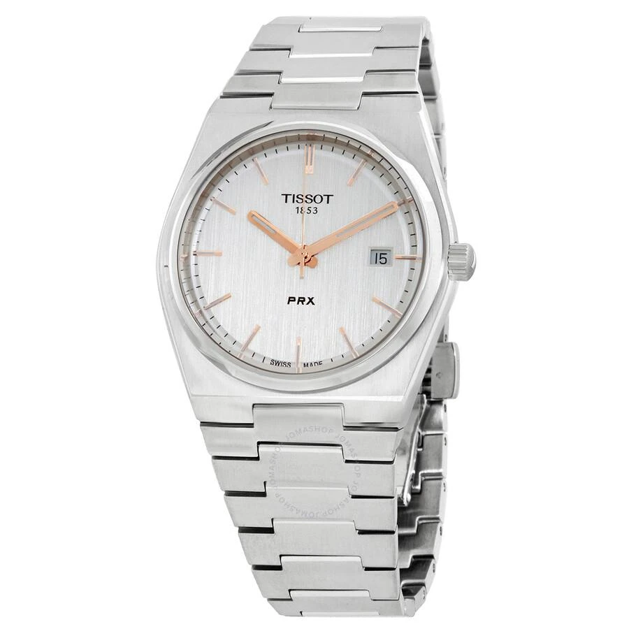 商品Tissot|PRX Quartz Silver Dial Men's Watch T137.410.11.031.00,价格¥2040,第1张图片