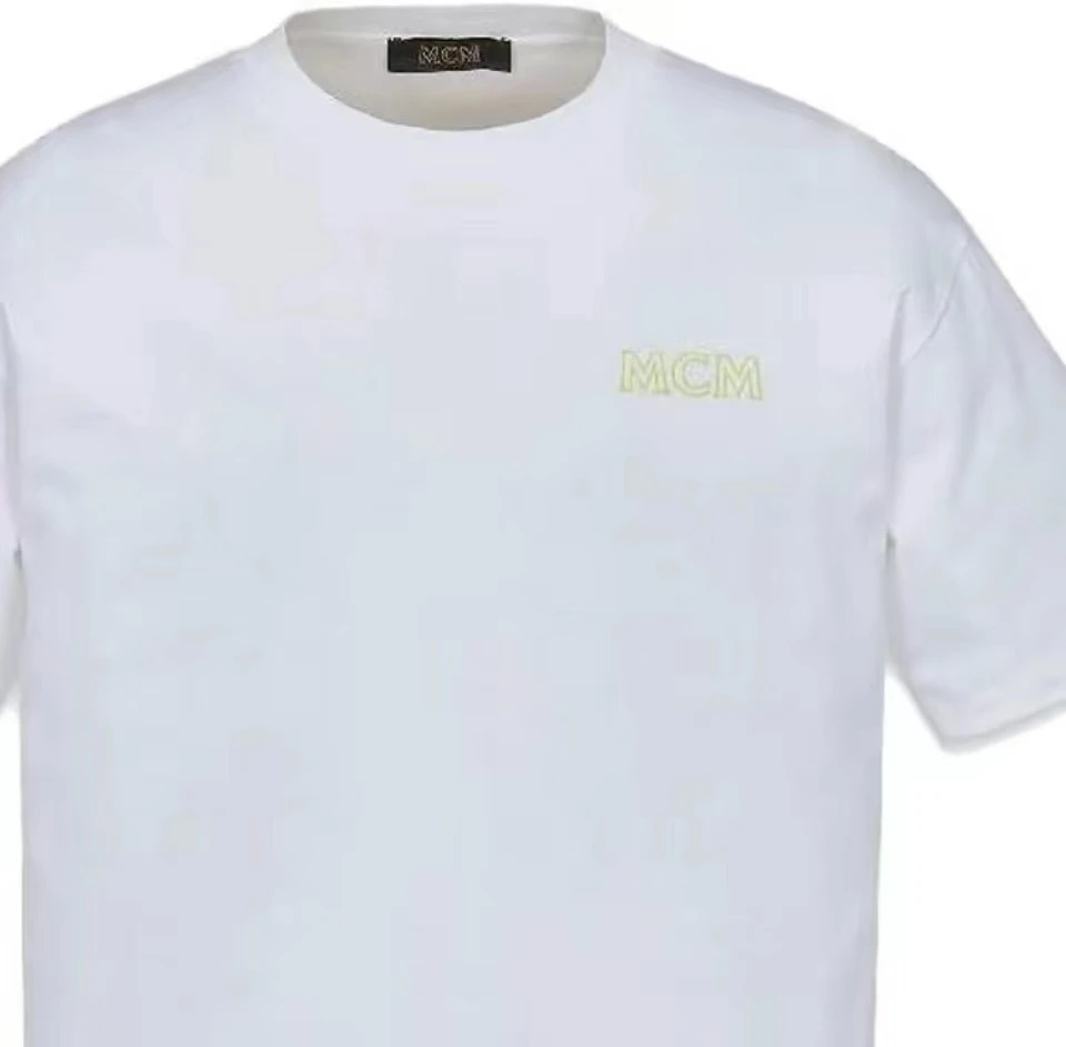 MCM恩思恩字母印花圆领短袖T恤 男款 白色MHTDSMM05WT00-WHITE 商品