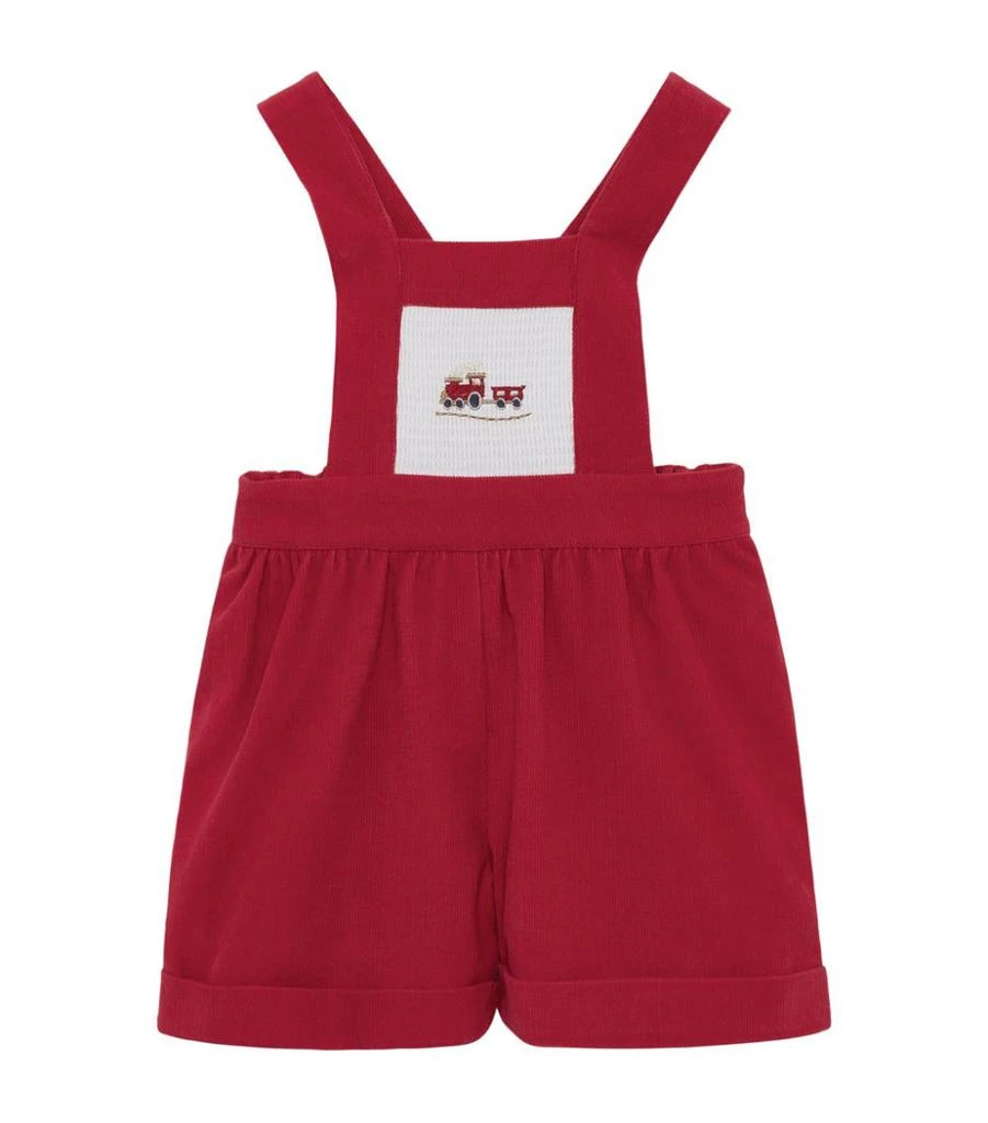 商品Trotters|Embroidered Alfie Dungarees (3-24 Months),价格¥438,第1张图片