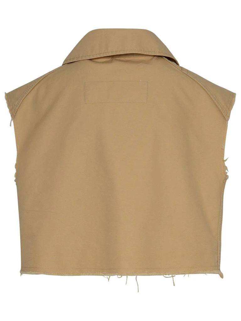 商品FAY|ARCHIVE BEIGE COTTON VEST,价格¥2278,第3张图片详细描述