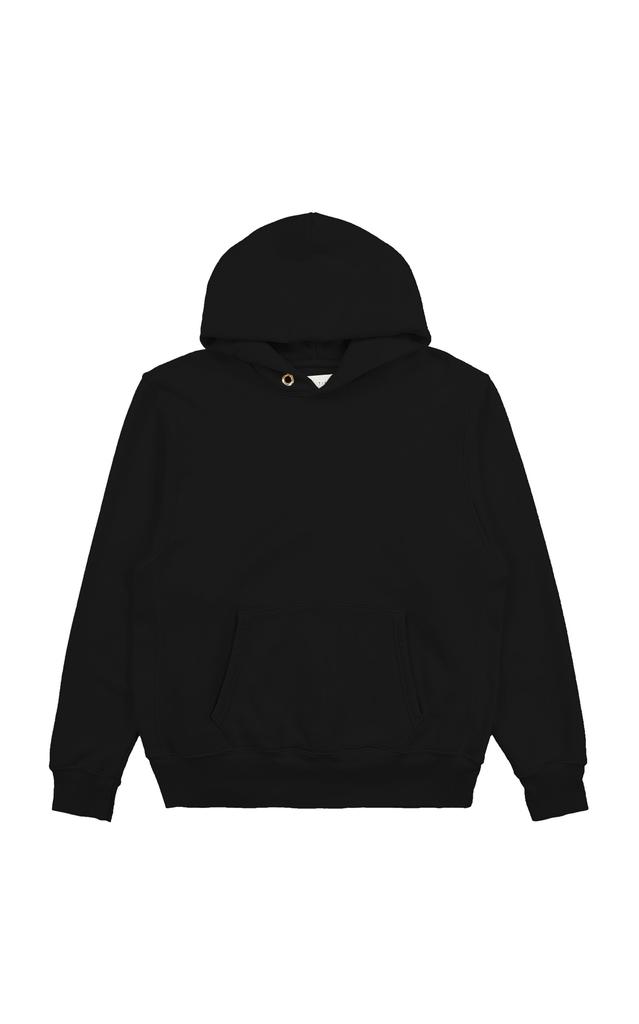 Les Tien - Women's Classic Fleece Classic Cotton Hooded Sweatshirt  - Black - XXS - Moda Operandi商品第1张图片规格展示