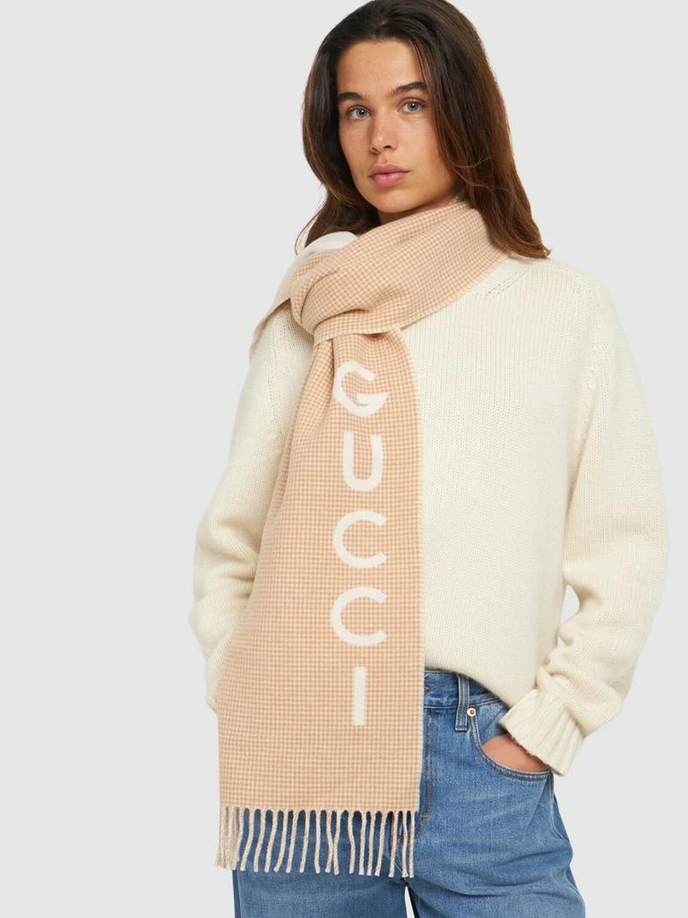 商品Gucci|Wool & Cashmere Scarf,价格¥3770,第1张图片详细描述